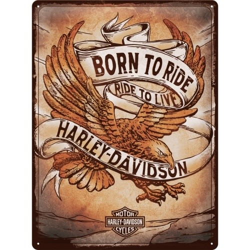 Blechschild harley davidson - blechschild,