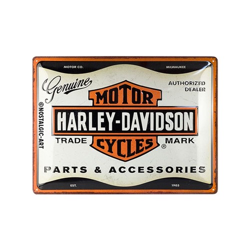 Harley blechschild 30x40 - blechschild, cm