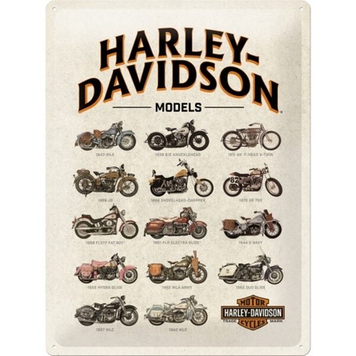 Blechschild harley davidson - harley,