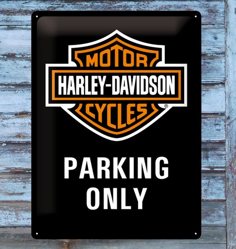 Harley davidson parking schild - harley-davidson,
