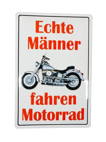 Blechschild echte männer - blechschild, männer"