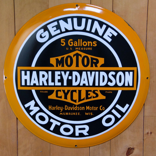 Harley davidson motor emaille - davidson,
